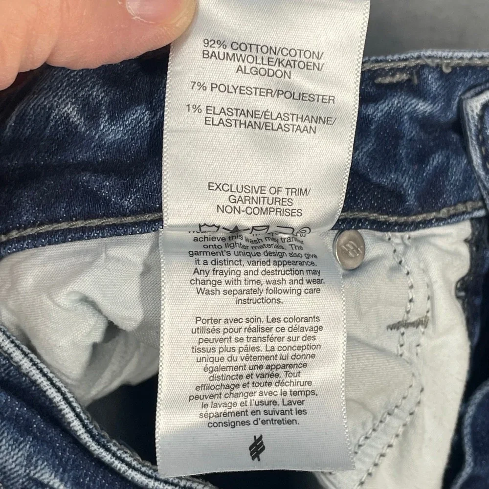 Silver Jeans Blue Suki Mid Rise Capri Jeans Women 27